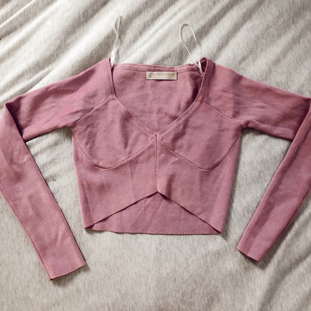 Tiger mist cropped long sleeve